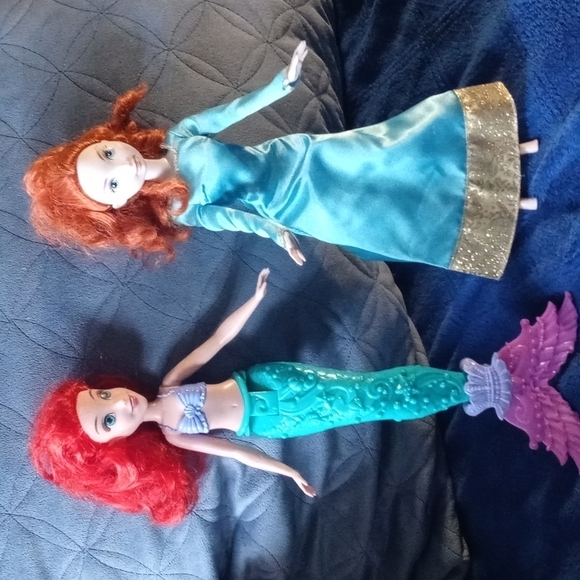 Ariel,Merida dolls - Picture 1 of 4